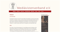 Desktop Screenshot of mediaevistenverband.de